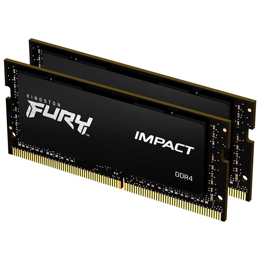 Kingston Fury Impact SO-DIMM - 2 x 32 Go (64 Go) - DDR4 3200 MHz - CL20