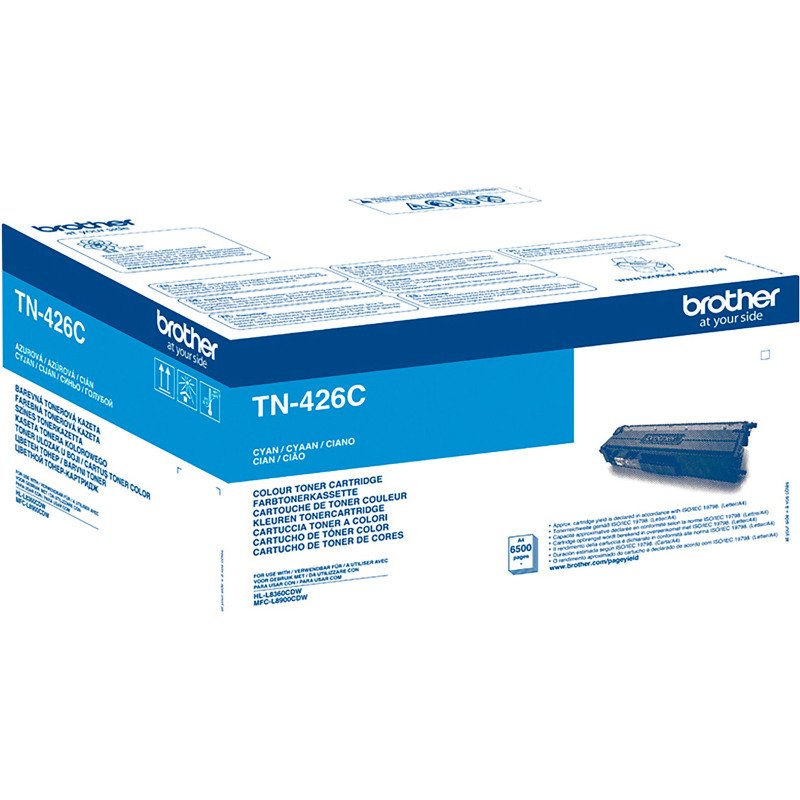 Toner Brother TN426 couleurs séparées très haute capacité pour imprimante laser