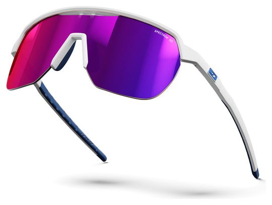 Lunettes Julbo Frequency Spectron HD 3 - Blanc / Bleu - Groupama-FDJ