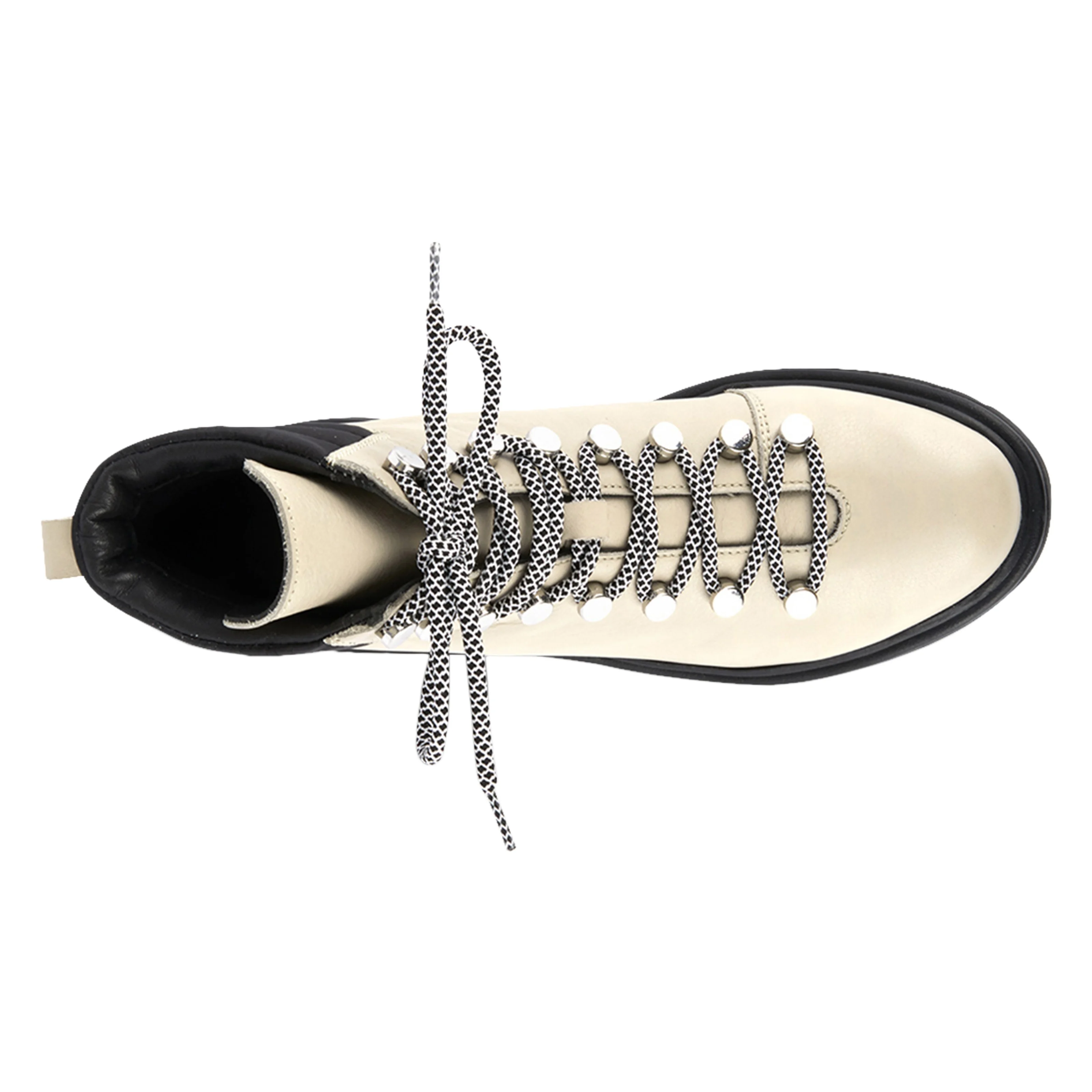 Bottines en cuir Zap | Beige
