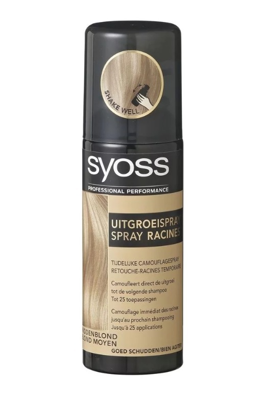 Syoss Uitgroeispray Middenblond 1 stuk