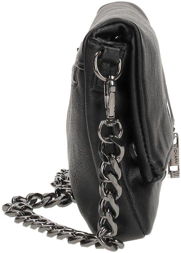 Charm London Schoudertas zwart