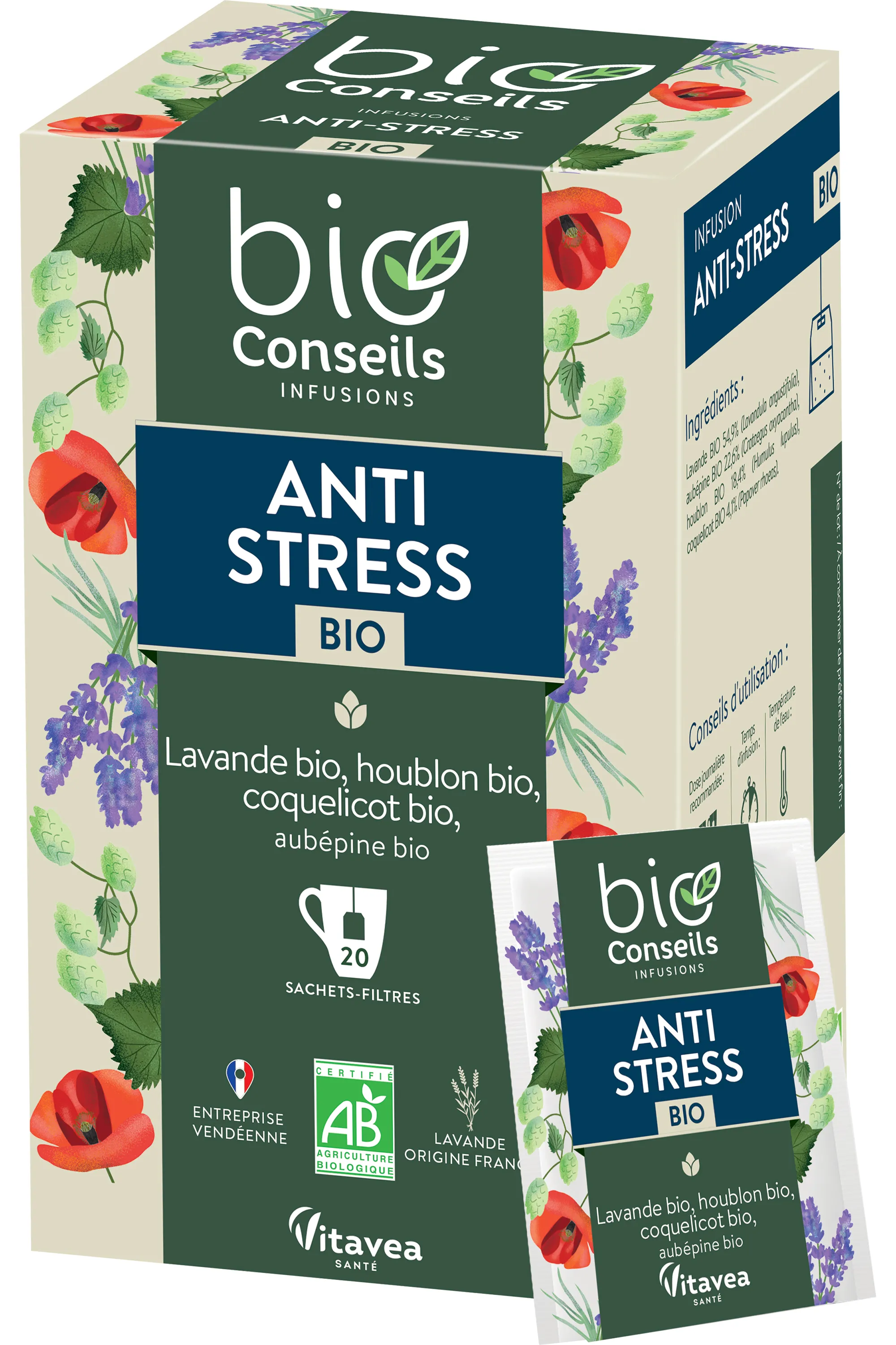 BIO CONSEILS Infusion anti stress Bio-18 g