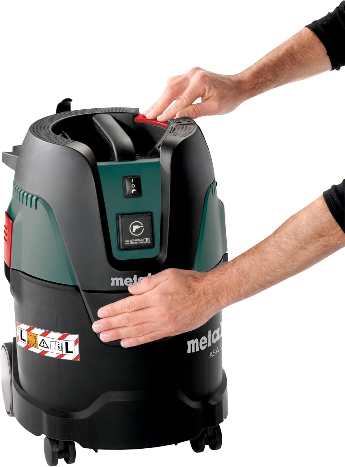 metabo Allessauger ASA 25 L PC – 602014000 – Nass-/Trockensauger mit manueller Filterabreinigung – 7,5 m Kabellänge