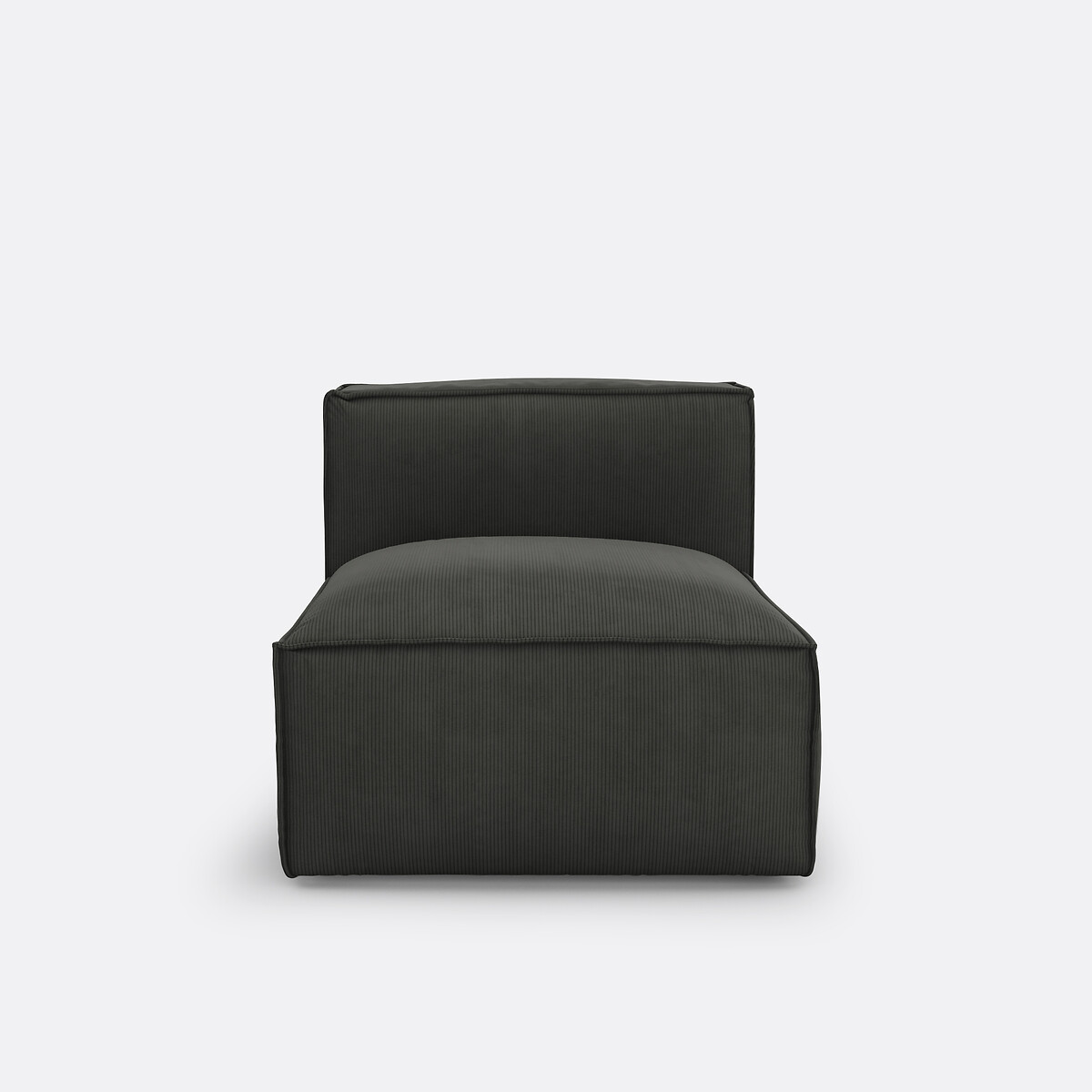 LA REDOUTE INTERIEURS<br>Sofá modular canelado de veludo, Seven