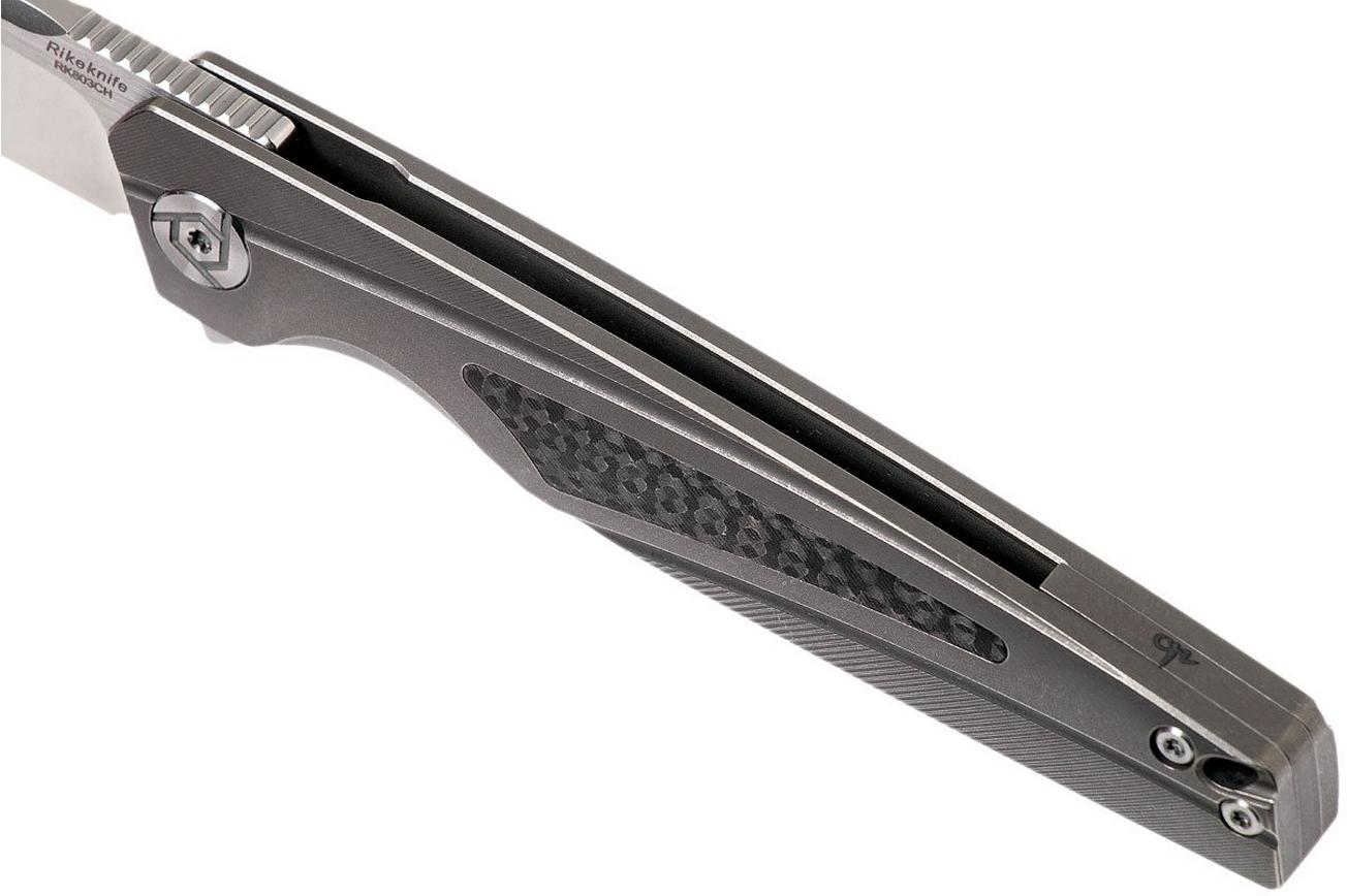 Rike RK803CH-DG Dark Grey, Carbonfiber Inlay zakmes