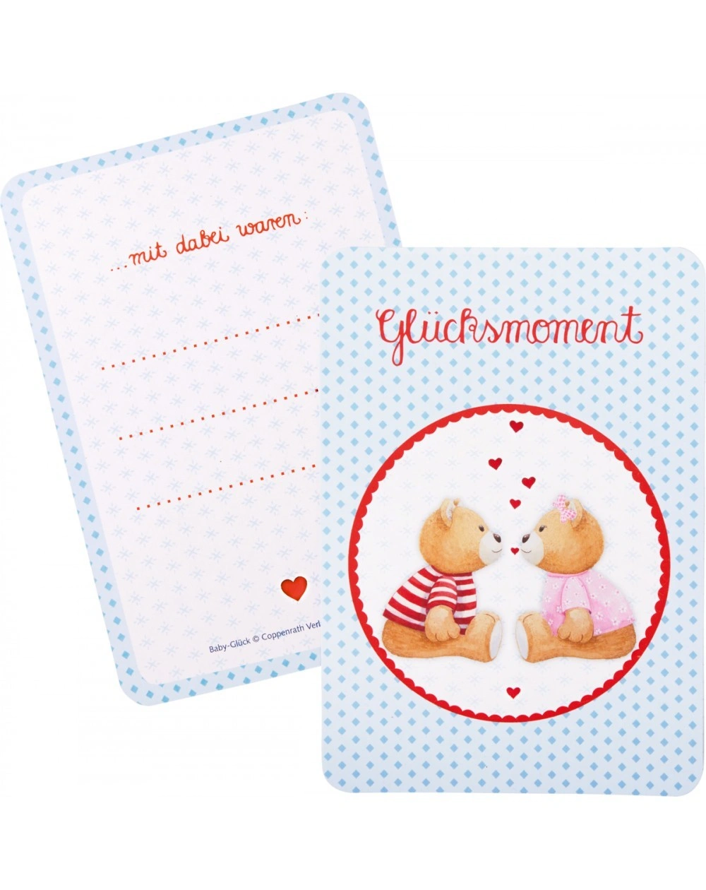 Kuscheltier TEDDY - BABY GLÜCK (16cm) im Koffer