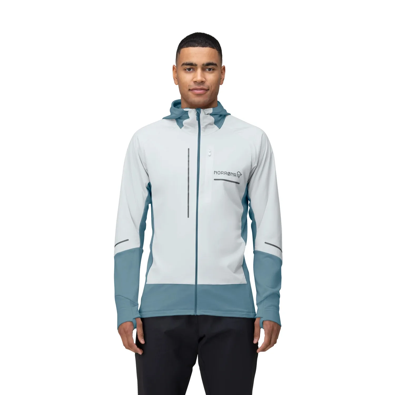 Norrøna Men's Senja Alpha90 Zip Hood Snow White