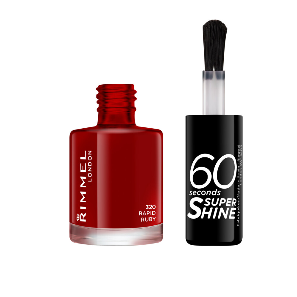 Rimmel Nagellak 60 Seconds SuperShine 320 Rapid Ruby8 ml