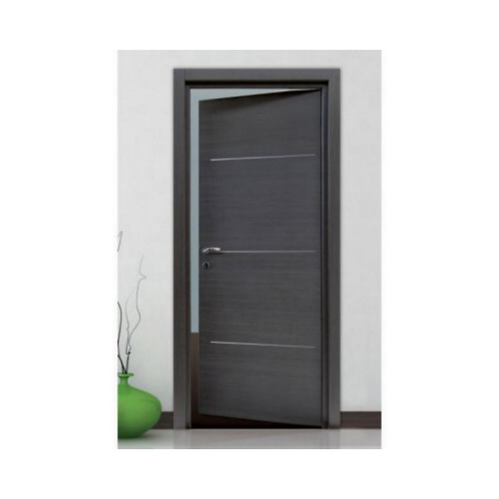 Bloc-porte Triaconta gris H.204 x l.63 cm, poussant droit