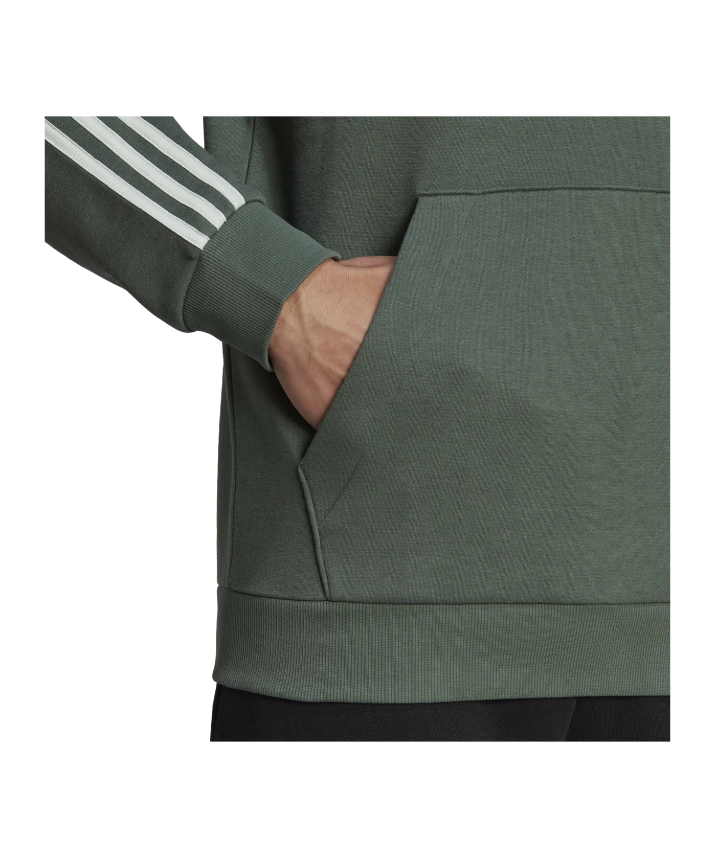 adidas Essentials Fleece Hoody Grün