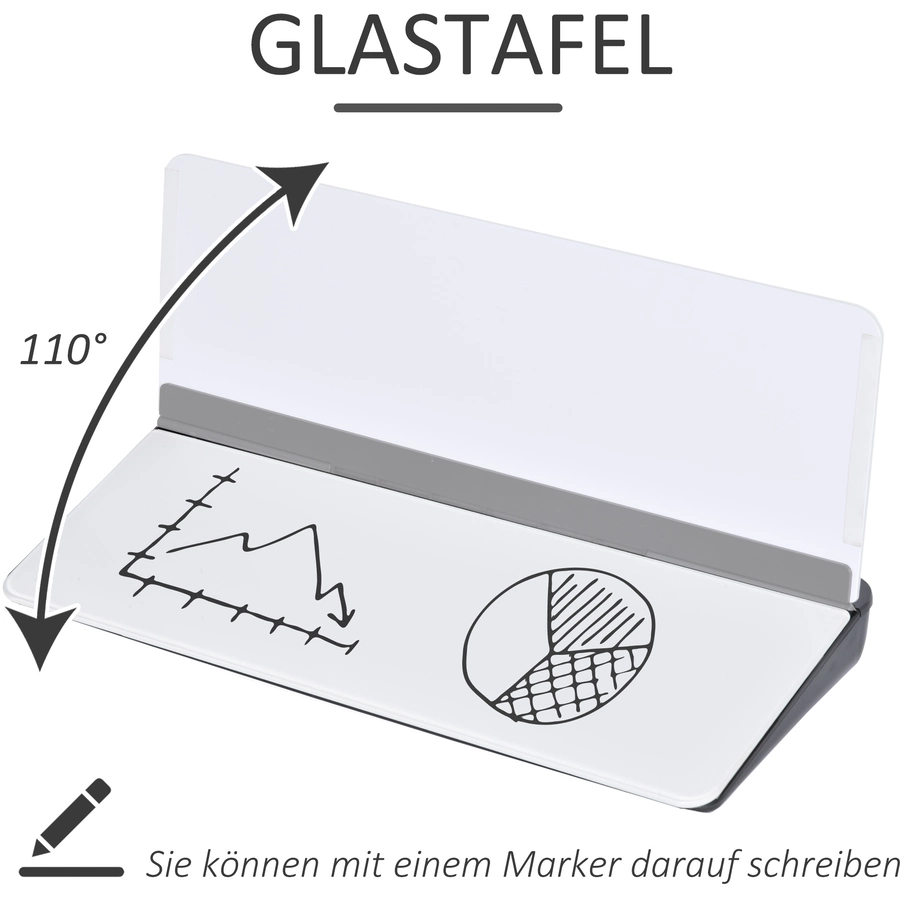 Vinsetto Schreibtischorganizer schwarz, weiß
