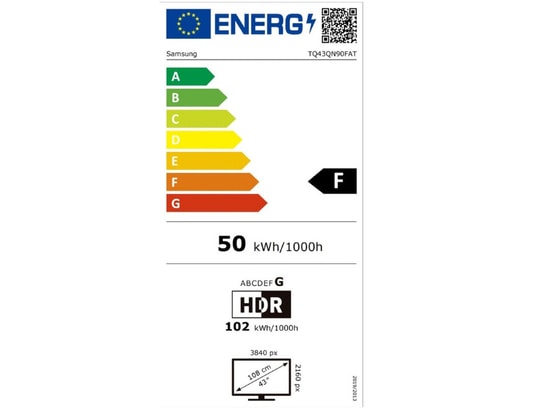 SAMSUNG - TV Neo QLED 4K 108 cm TQ43QN90F - 120Hz - Vision AI 2025