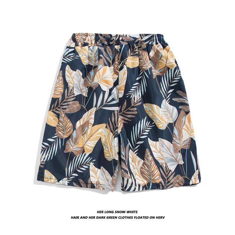 jaywoon - Leaf Print Shorts
