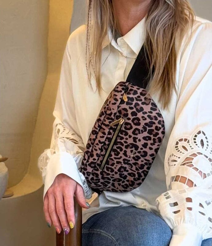 MŌSZ Jessy Heup- / Crossbody Tas Leopard