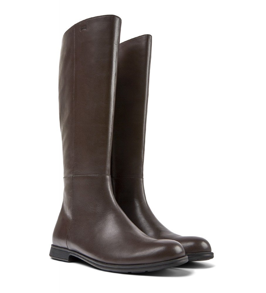 Botas Camper Mil de couro marrom