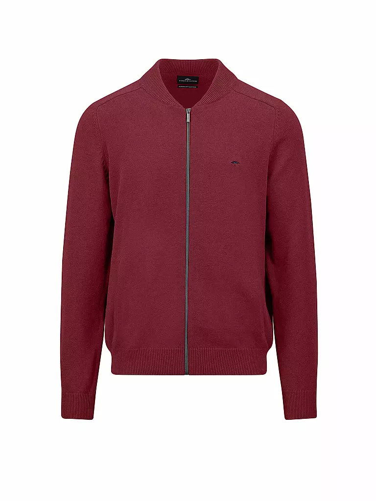 FYNCH HATTON Strickjacke dunkelrot