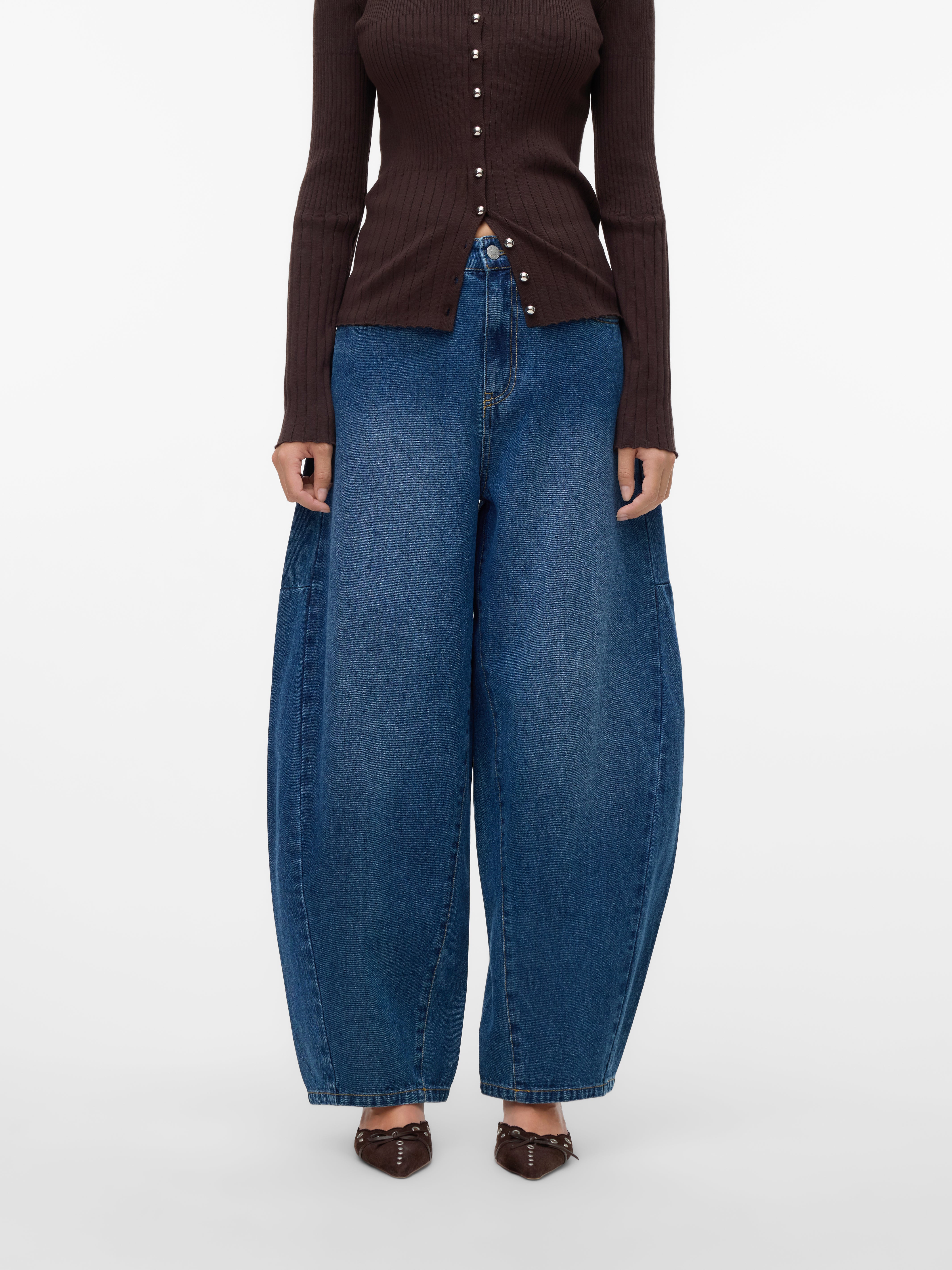 VMKAITLIN High rise Barrel fit Jeans