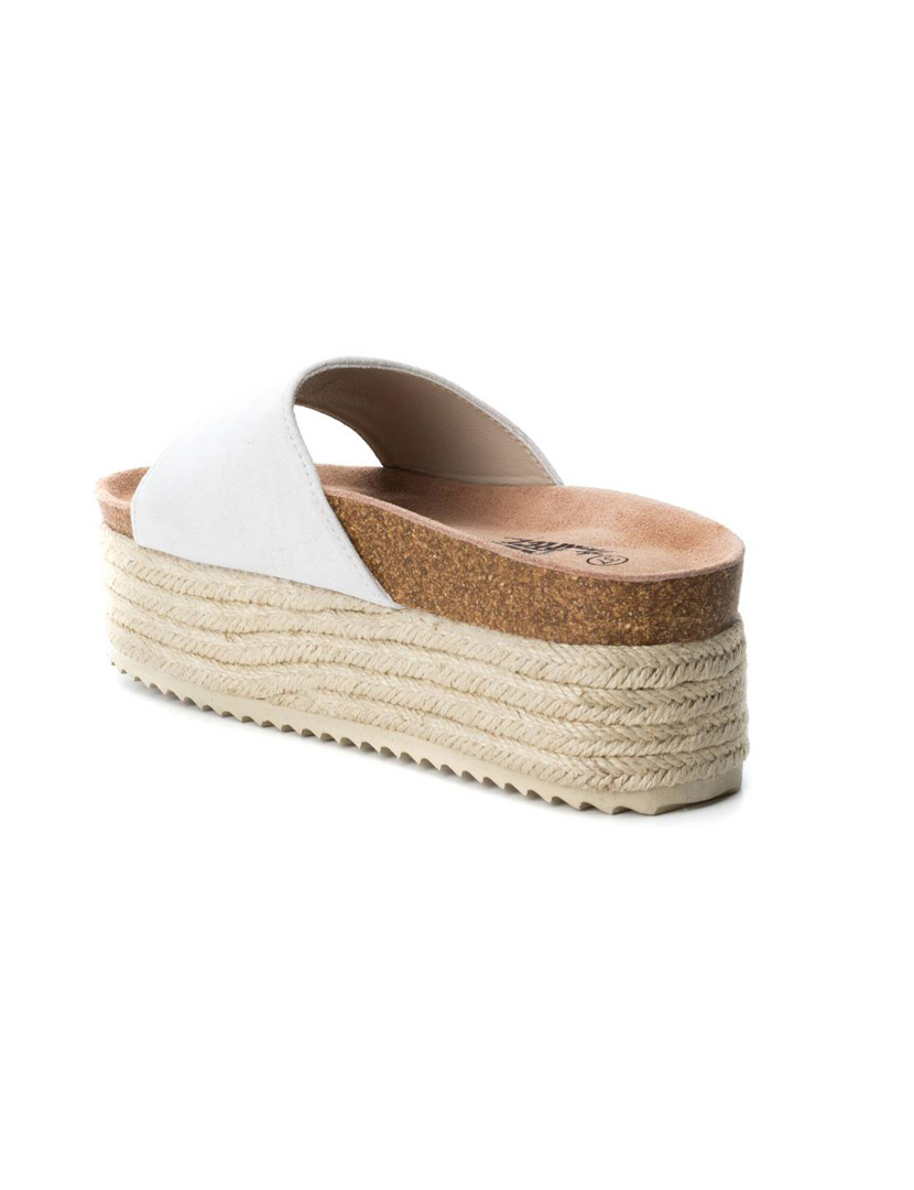 Ice Wedge Sandals White