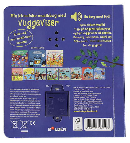 Forlaget Bolden Musikbog - Min Klassiske Musikbog m. Vuggeviser