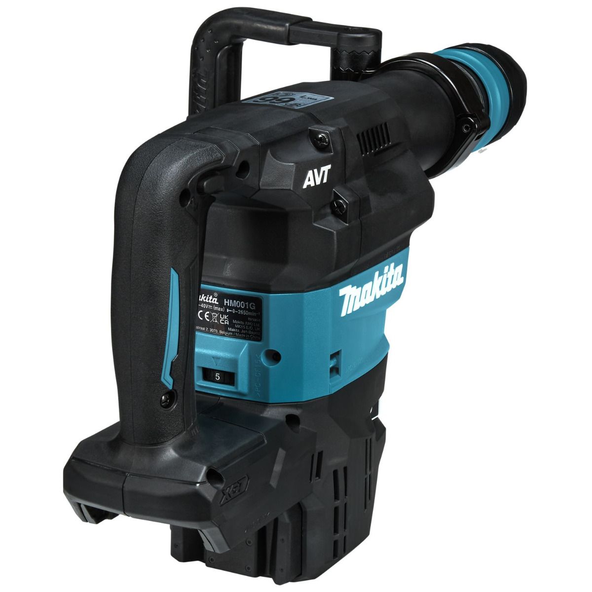 Makita HM001GM205 Accu breekhamer SDS-Max AWS XGT 40V Max 4.0Ah in koffer
