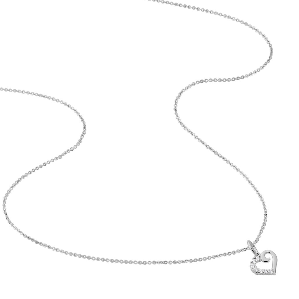 Collier Annabella Argent Blanc Oxyde De Zirconium