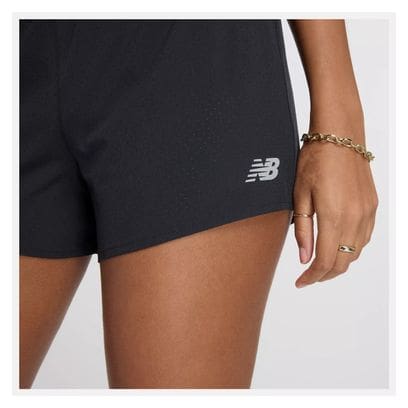 Short slipé New Balance RC 3in Noir Femme