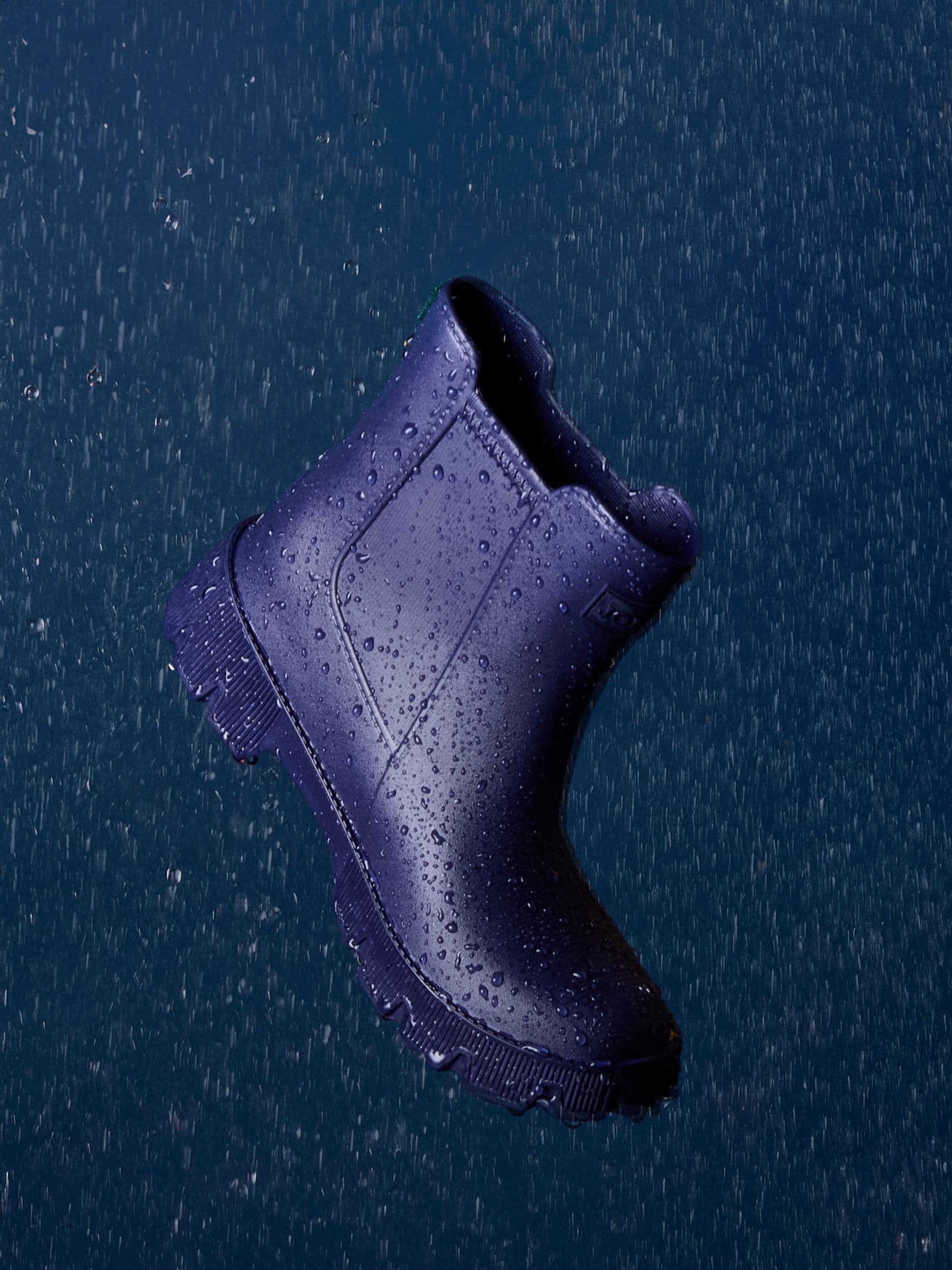 Donkerblauw - Joules Raindance lichtgewicht EVA enkel Laarzen