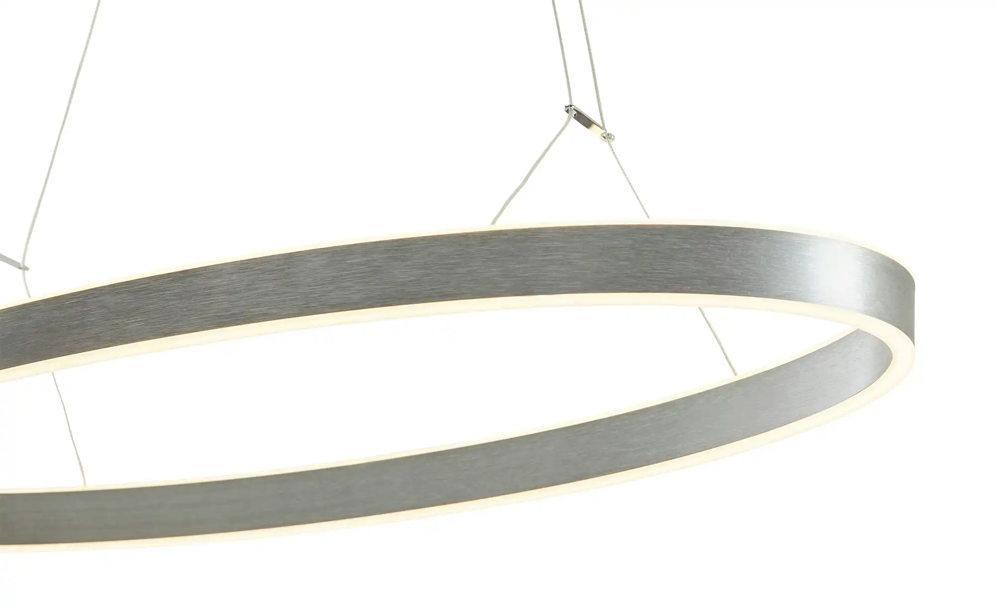 HELL-höllisch gutes Licht LED-Pendelleuchte, anthrazit/silberfarben, oval
