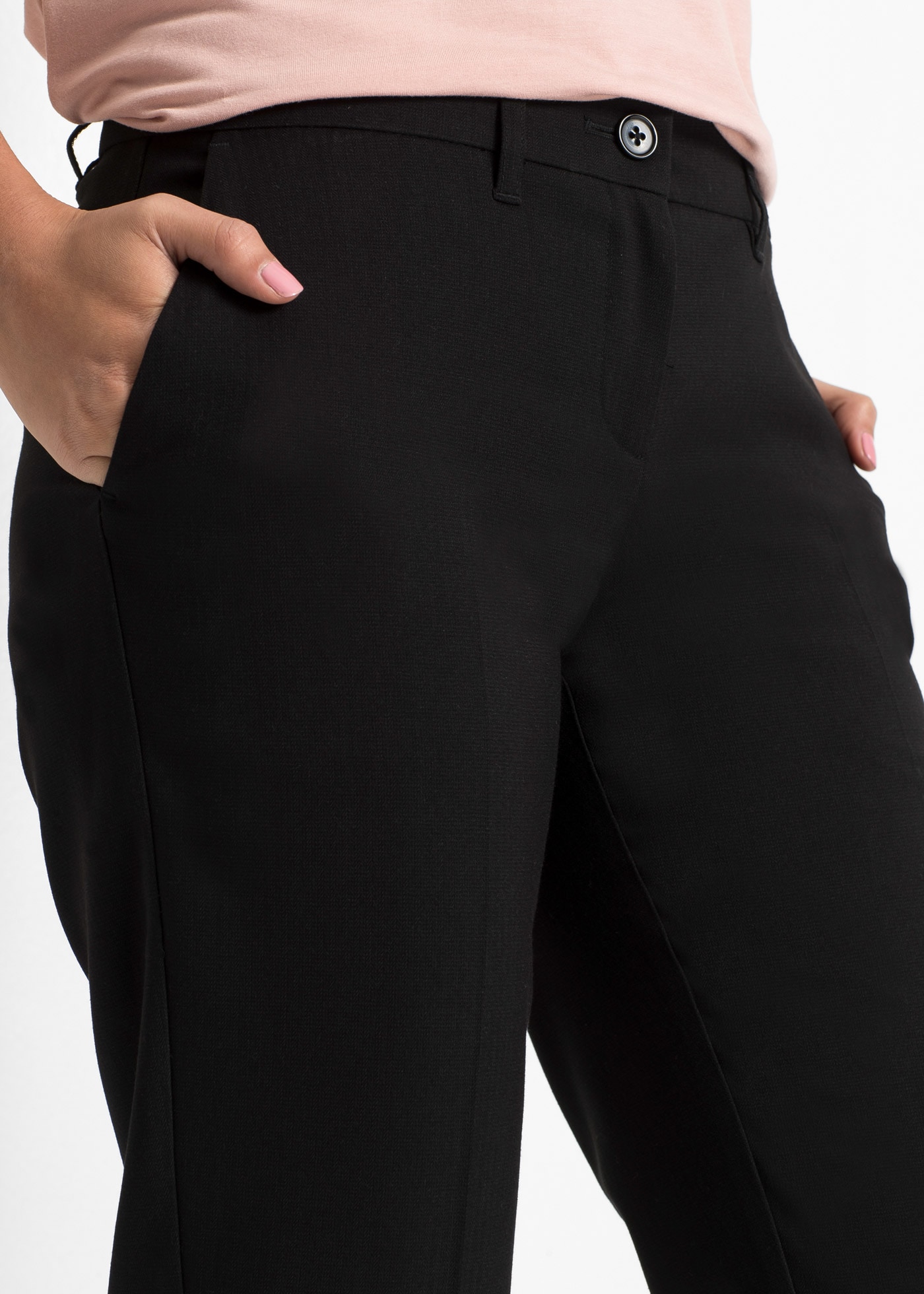 bonprix Anzughose »Anzugshose«  aus Polyester, Viskose und Elasthan, schmale Passform