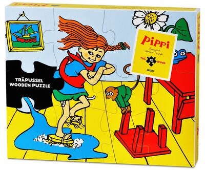 Pippi Trepuslespill 12 Brikker
