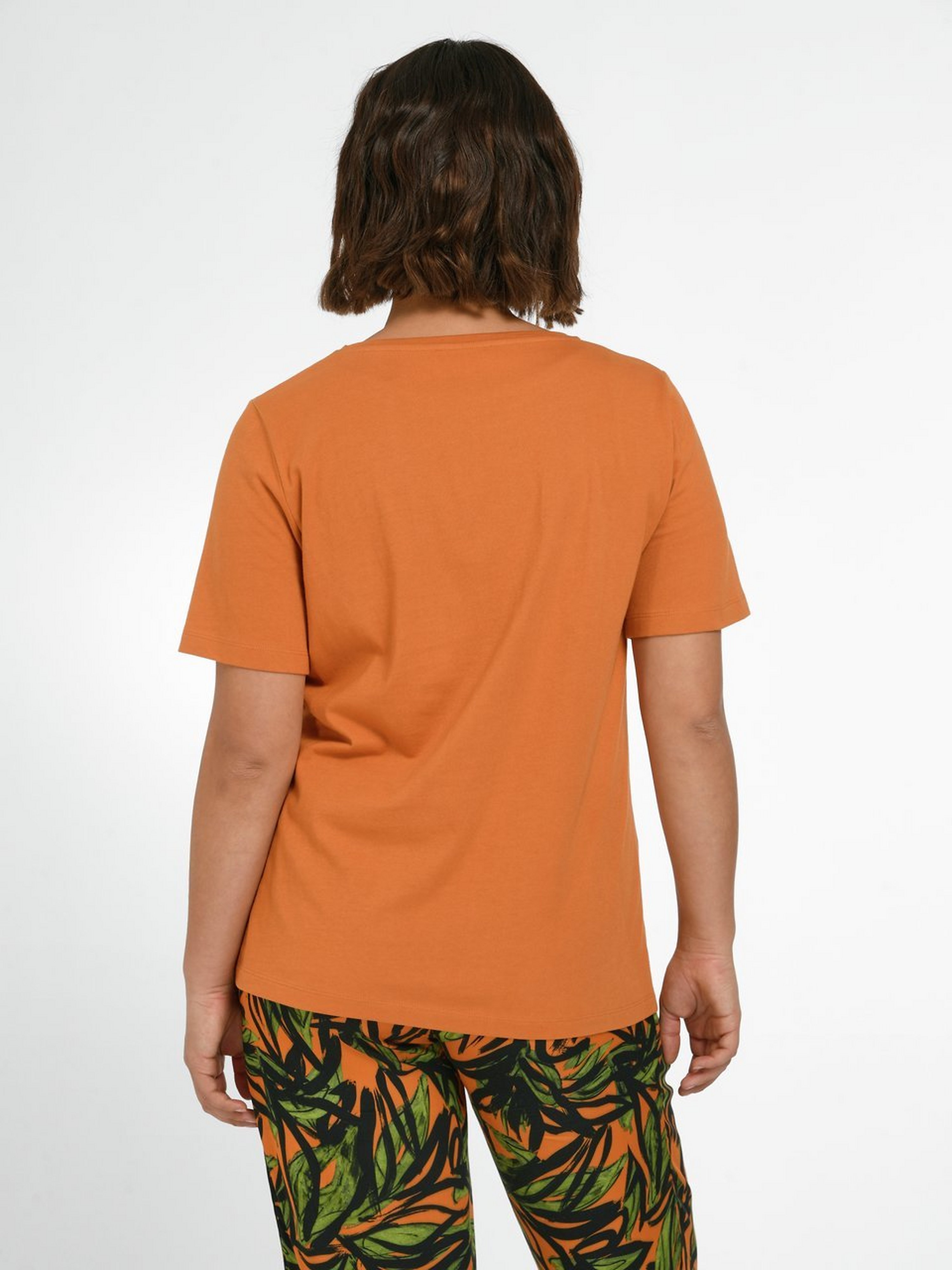 Rundhals-Shirt mit 1/2-Arm