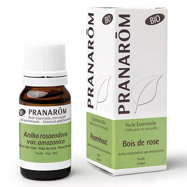 Óleo Essencial de Pau-rosa Orgânico Pranarom 10ml