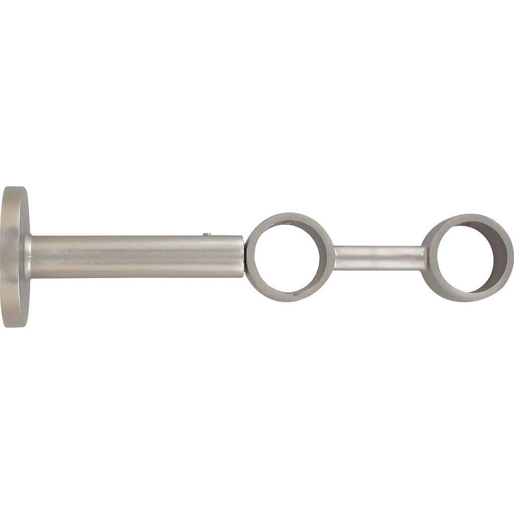 Support double argent H 190mm D 28mm