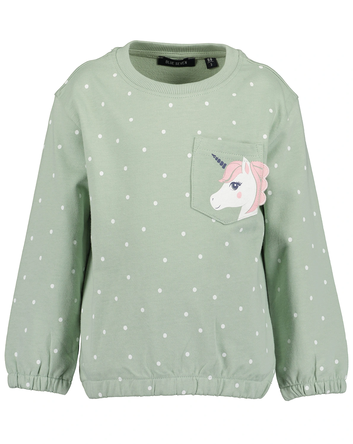 Sweatshirt DOTS & UNICORN in grün