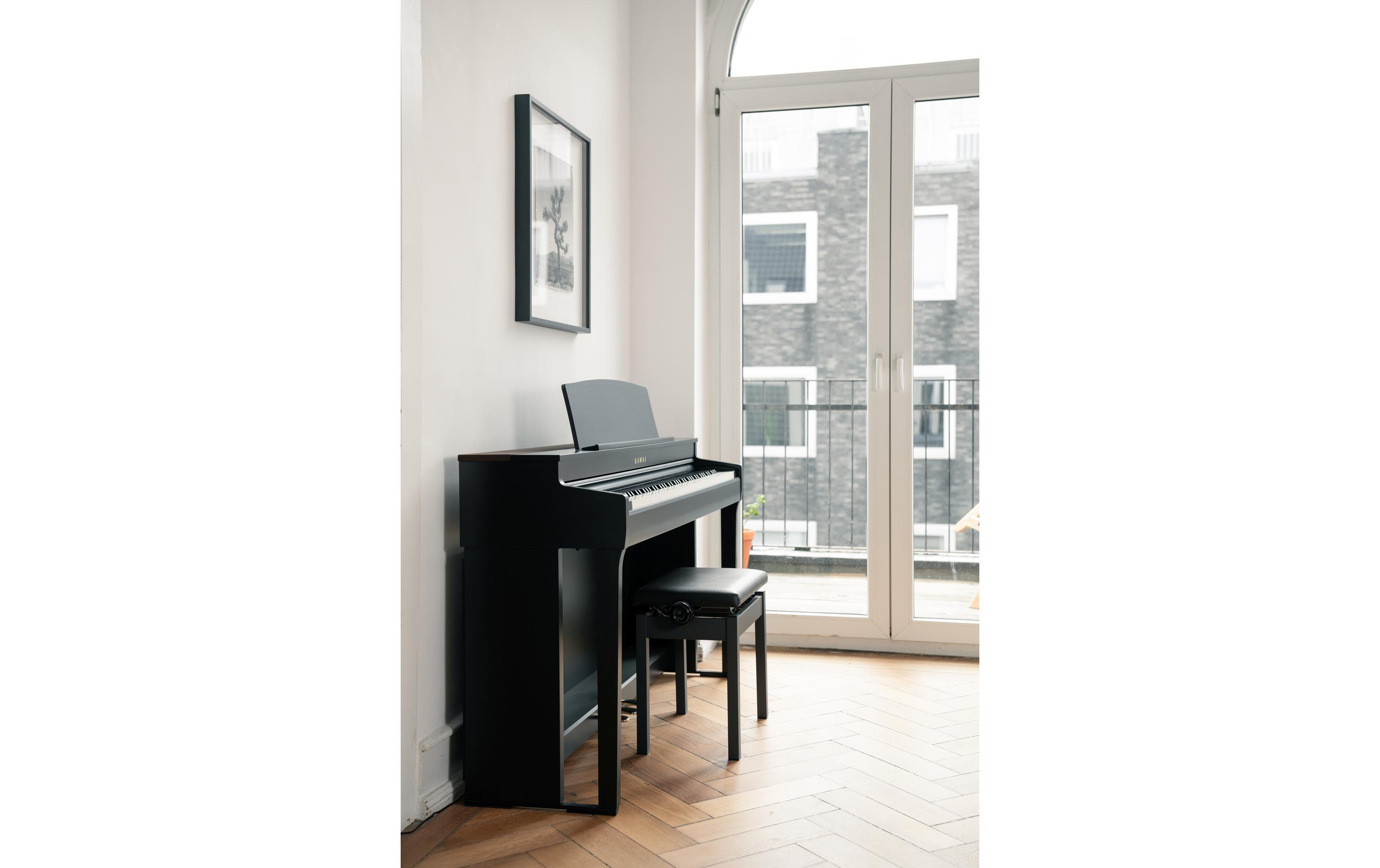 E-Piano CN-301 – Rosenholz<br>Digitalpiano mit Bluetooth-MIDI-Konnektivität, USB-Audiofunktionen und Unterstützung für die neuesten Apps