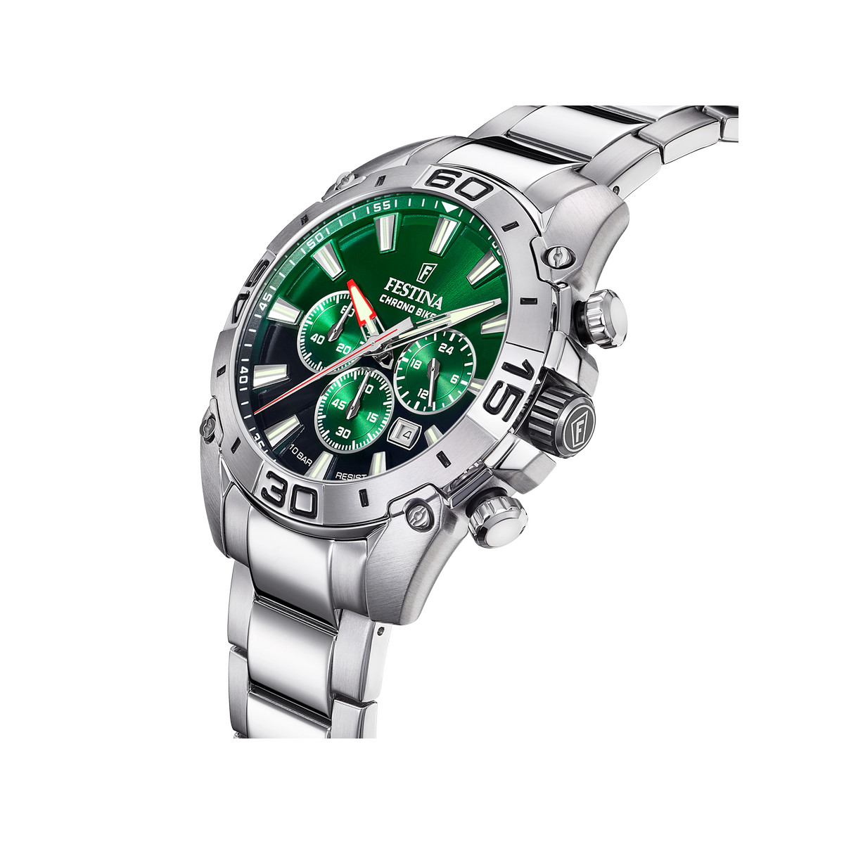 Montre Festina homme chronographe bracelet acier