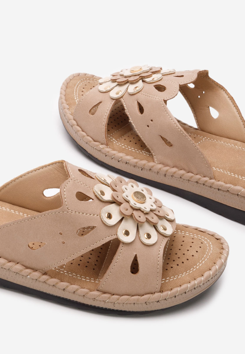 Mules femme kaki Tamanda