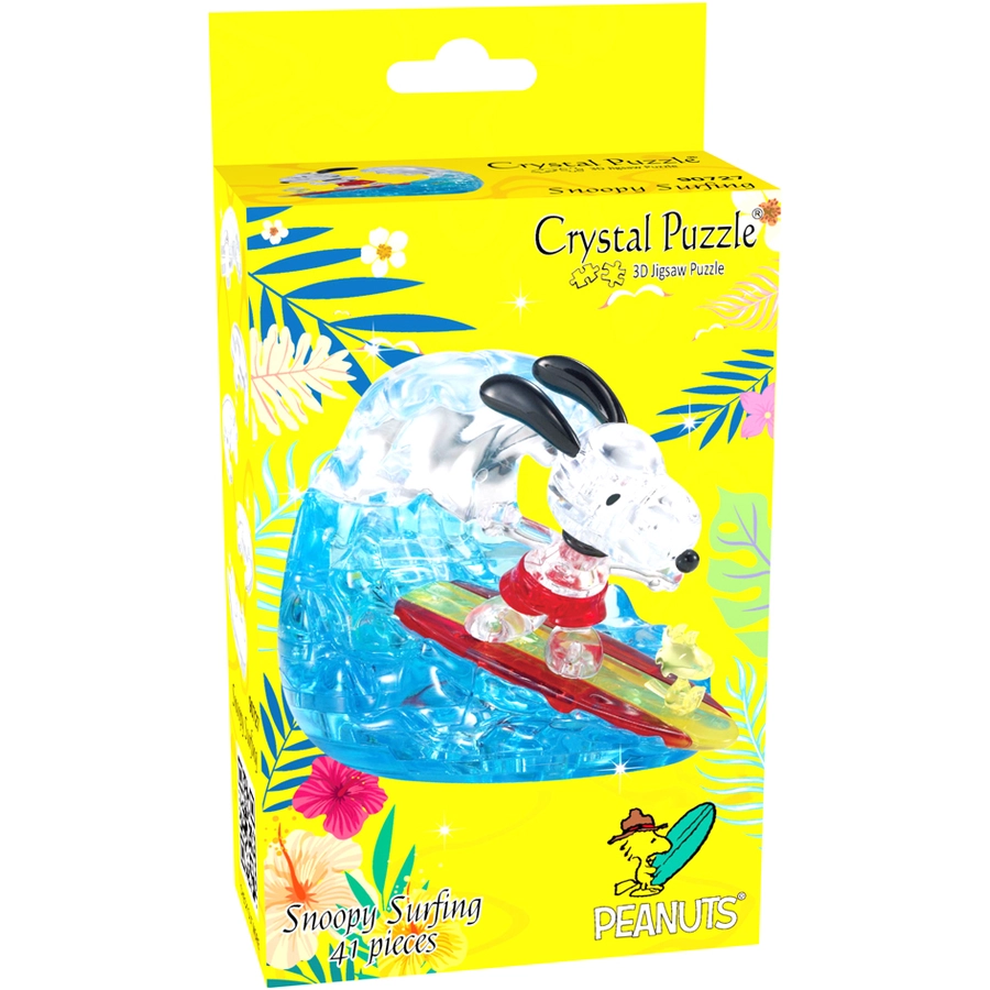 HCM Kinzel Crystal Puzzle Snoopy Surfing Mehrfarbig