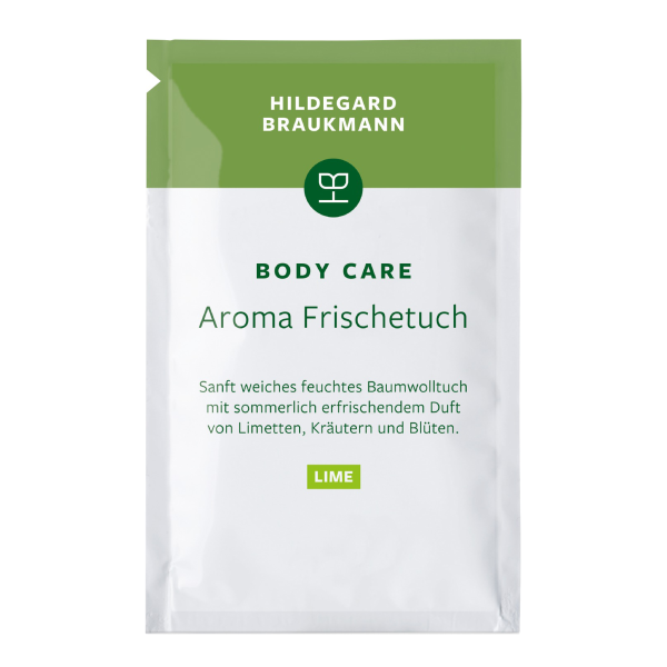 Hildegard Braukmann Body Care Aroma Frischetücher Lime 10Stk.