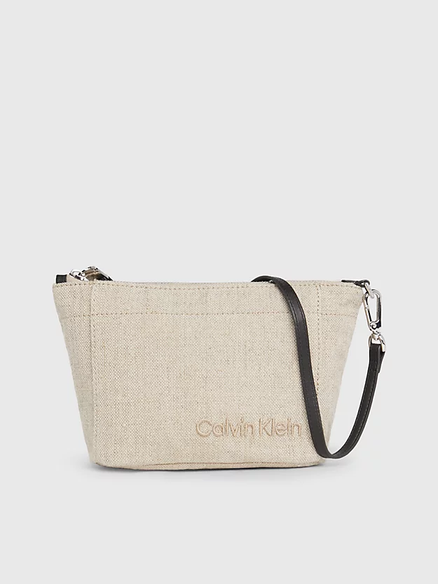 Bolsa de mão conversível em linho
