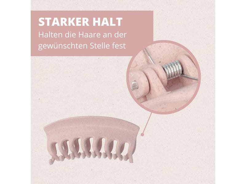 Parsa Beauty Haarklemme Nature Love gross Rosa 1 Stück Stilvolle Clips für jeden Look