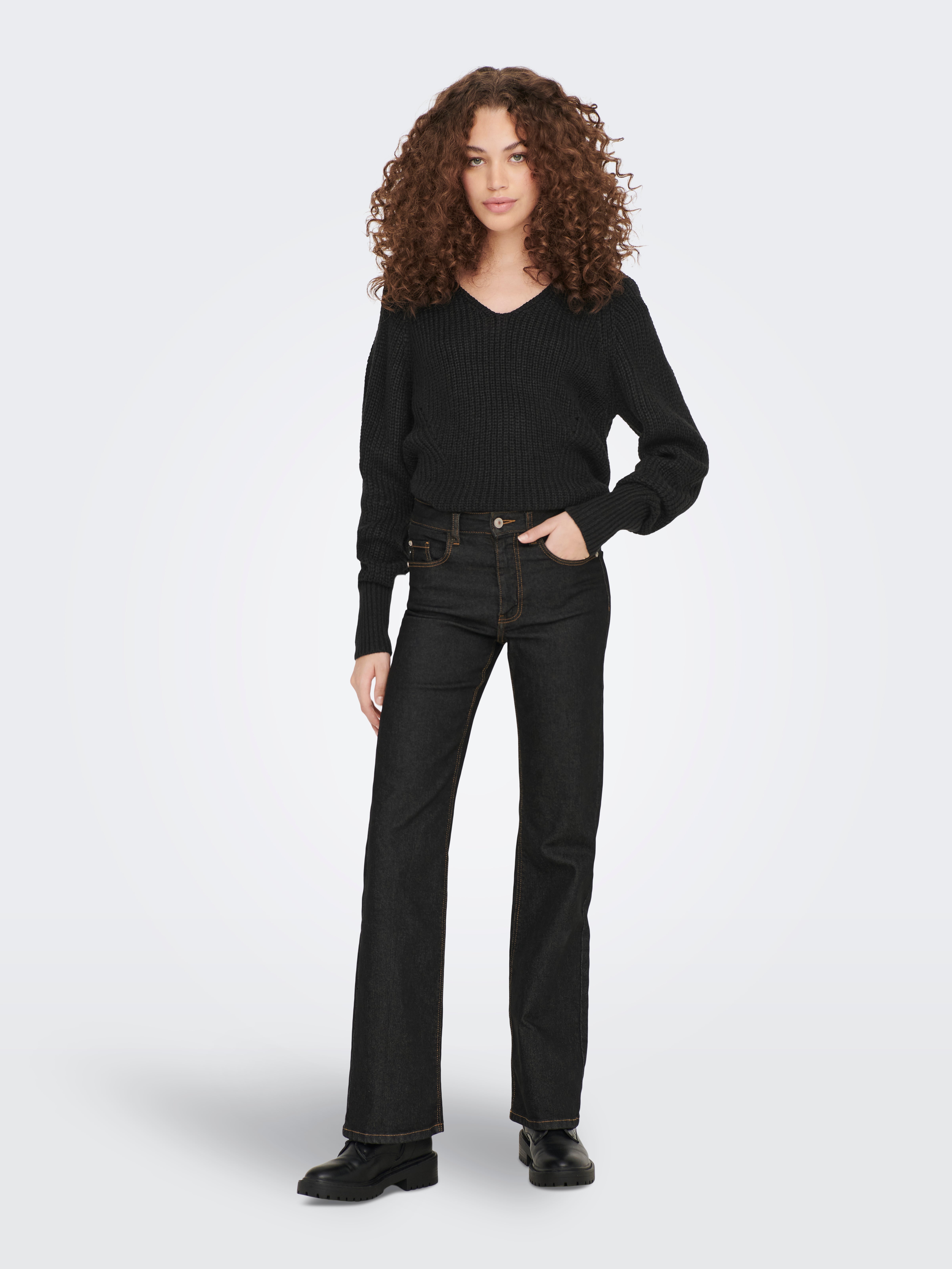 JDYJUSTY Strickpullover Black
