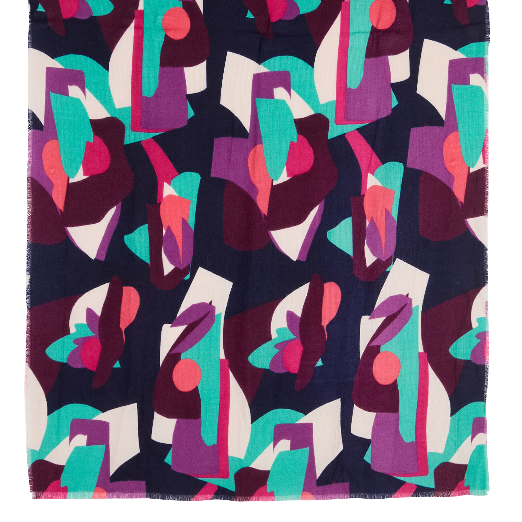 ARIA - Echarpe en jacquard| Bleu
