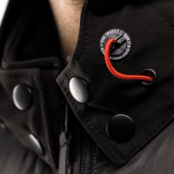 Ixon - Blouson Fary Noir / Anthracite / Rouge