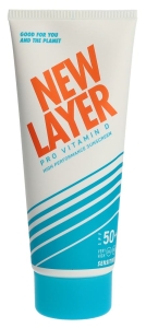 NEW LAYER Pro Vitamin D Sonnencreme sensitiv LSF50+, 200 ml