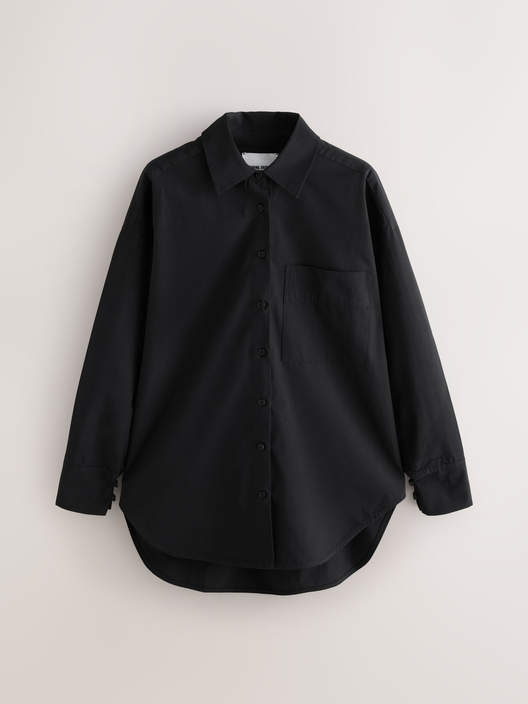 Zwart - Nothing Ordinary Cotton Relaxed Shirt
