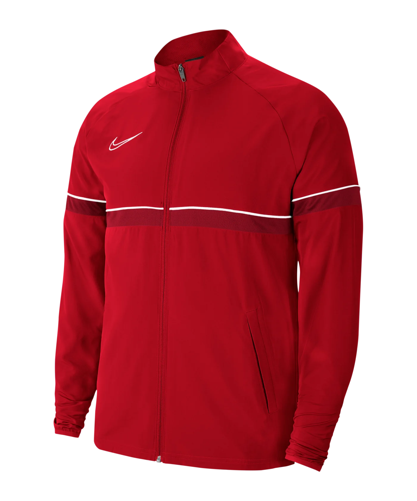 Nike Academy 21 Woven Trainingsjacke Rot F657