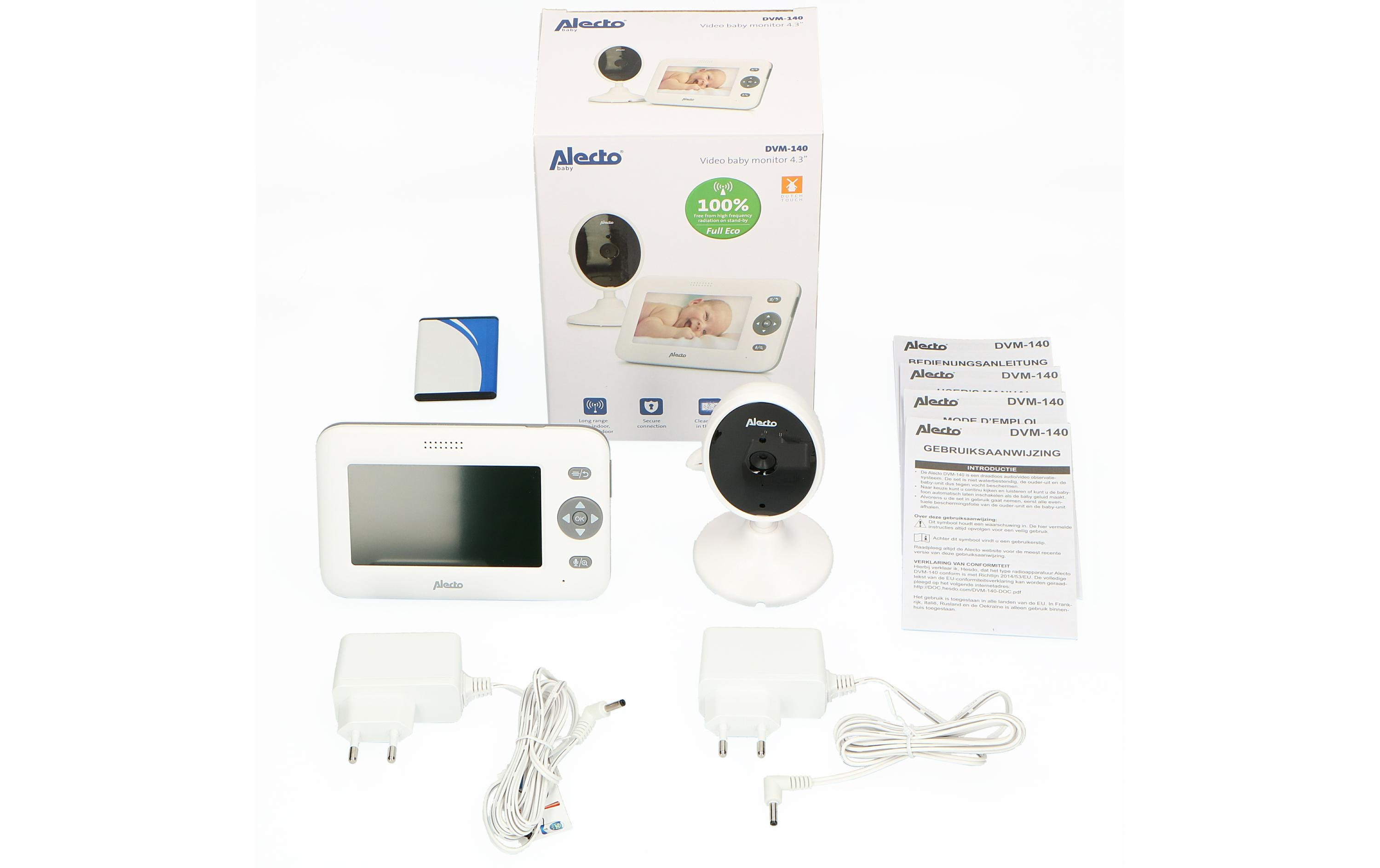 Babyphone DVM-140 mit Kamera<br>Video-Babyphone mit 4.3 Zoll Farbdisplay