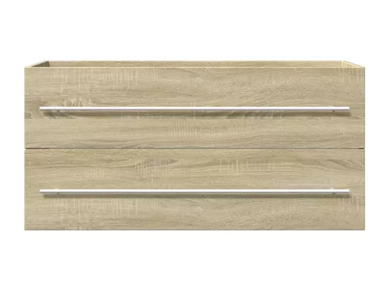 Armoire d'évier Chêne sonoma 100x38,5x48 cm Aggloméré